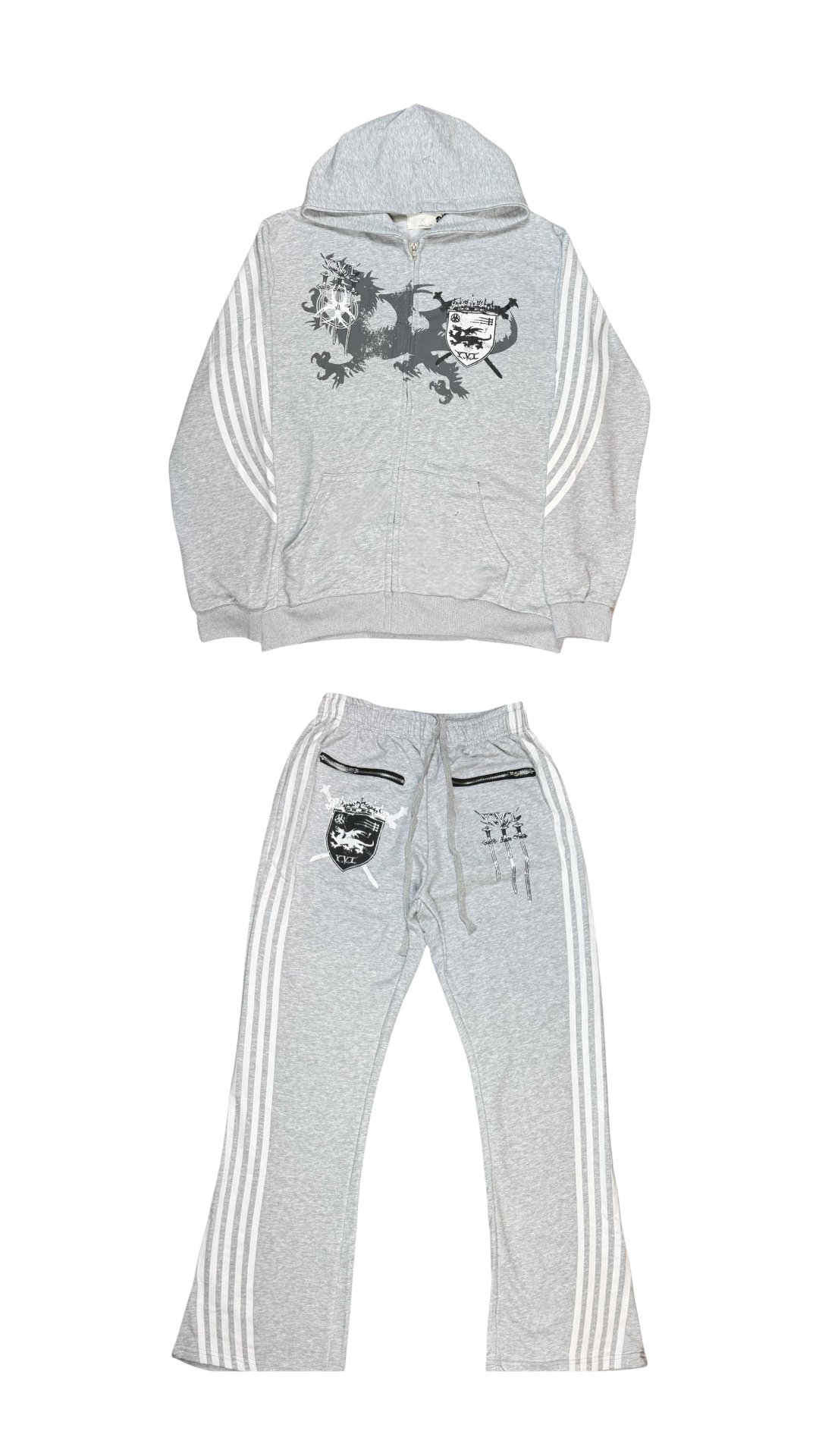 CONJUNTO PANTALON COZY WORLDWIDE GRIS