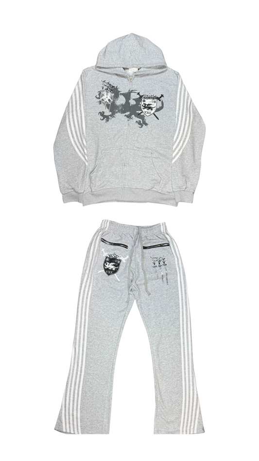 CONJUNTO PANTALON COZY WORLDWIDE GRIS