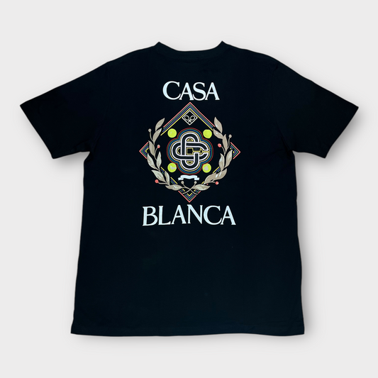 CAMISETA CASA BLANCA ESCUDO NEGRA