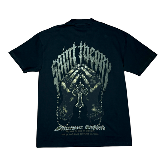 CAMISETA SAINT THEORY PRAYER NEGRA