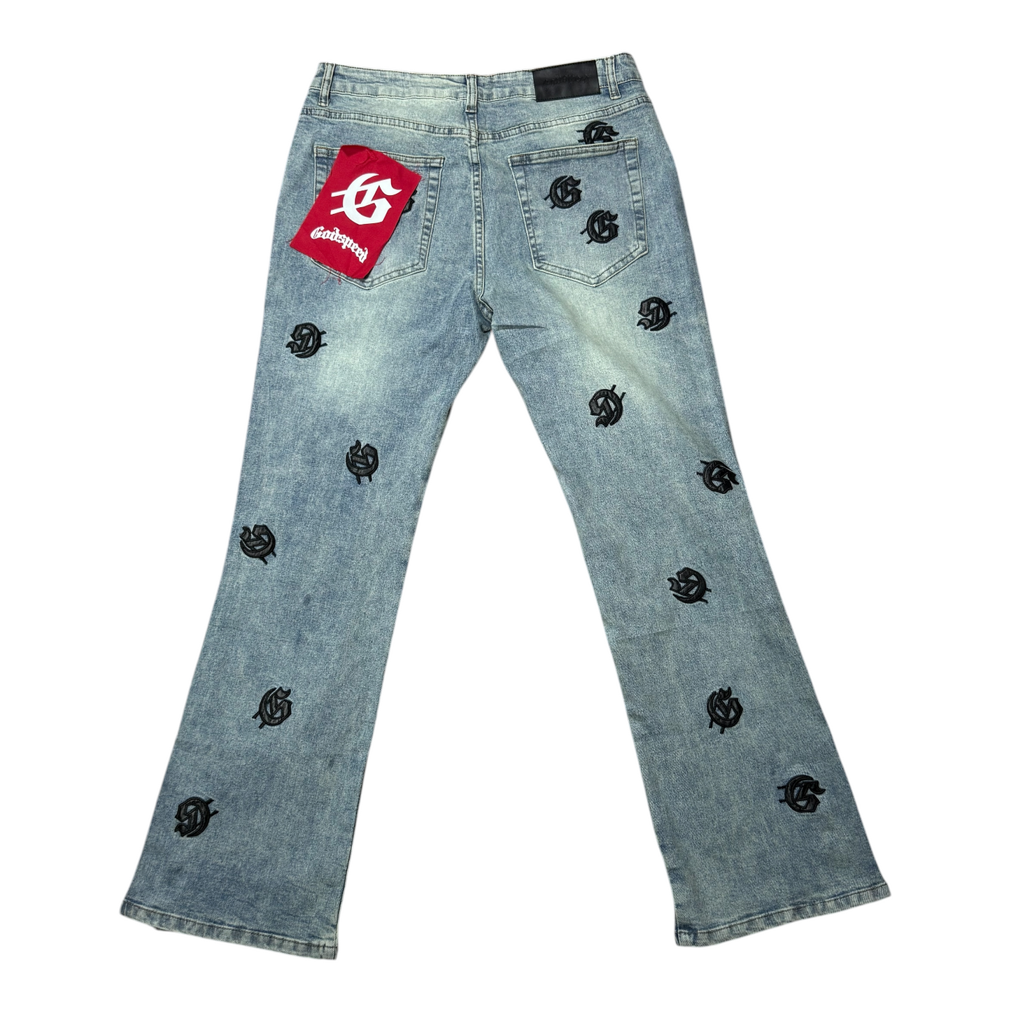 JEAN GODSPEED FLARED AZUL