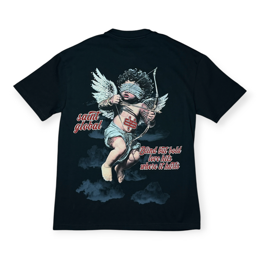 CAMISETA SAINT GLOBAL  ANGEL PIEDRAS NEGRA