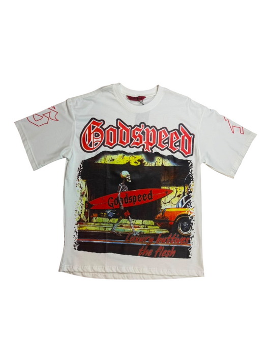 CAMISETA GODSPEED LUXURY BUTTIVES BLANCA
