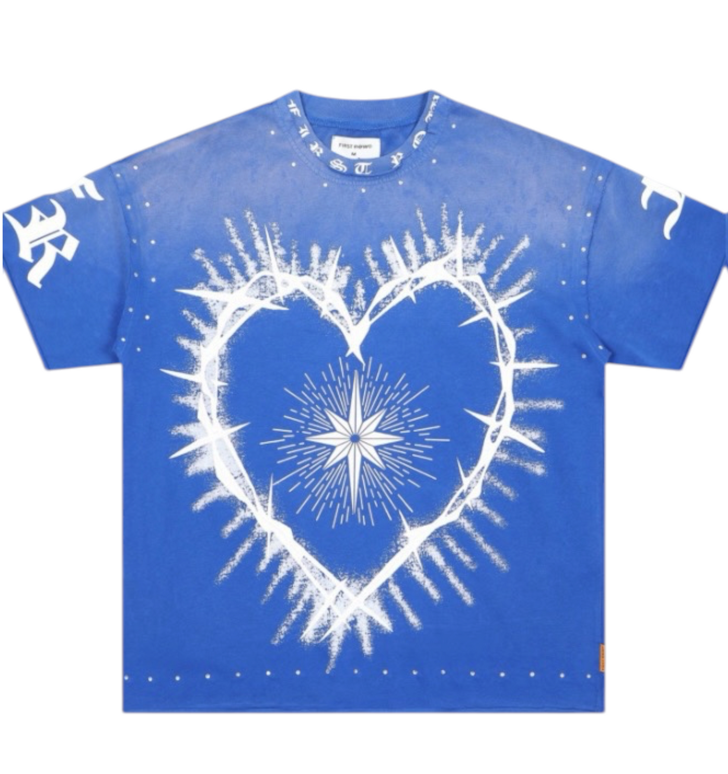 CAMISETA FIRST ROW HEART BLUE