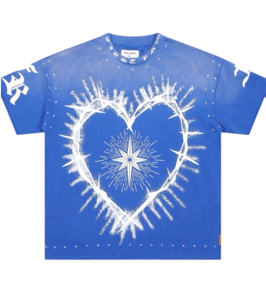 CAMISETA FIRST ROW HEART BLUE
