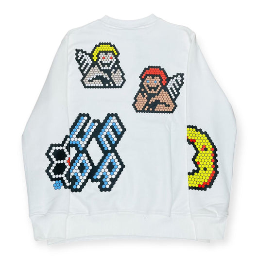 CREW NECK GCDS BLANCO