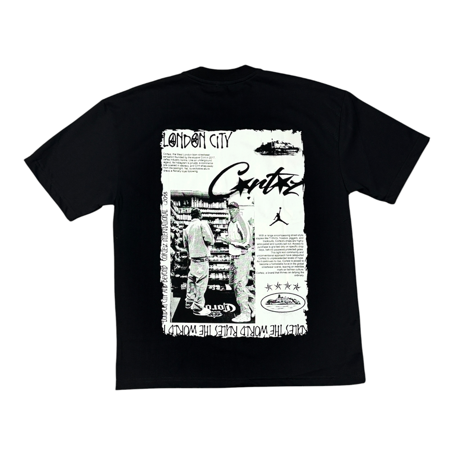 CAMISETA CRTZRT LONDON NEGRA