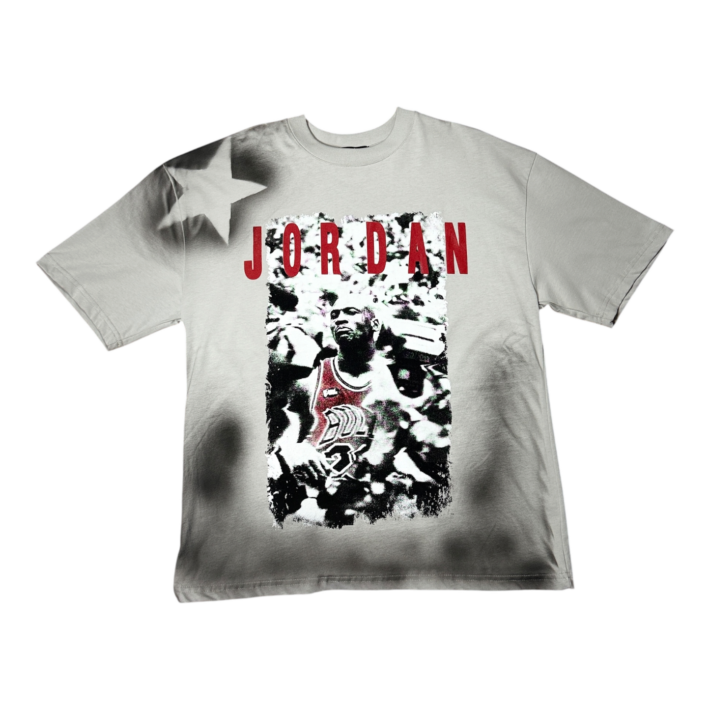 CAMISETA JORDAN GRIS BASKETBALL
