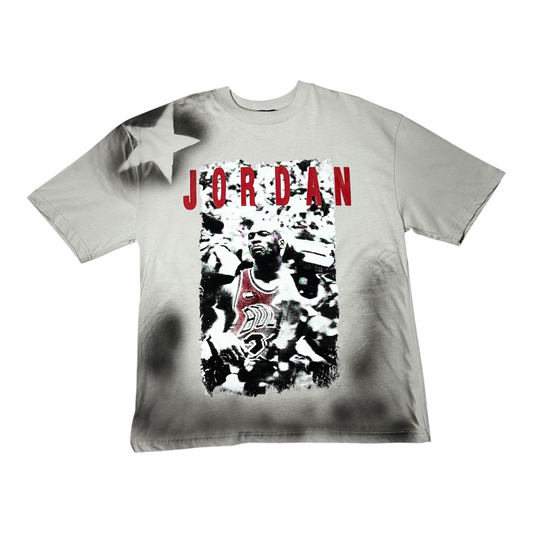 CAMISETA JORDAN GRIS BASKETBALL