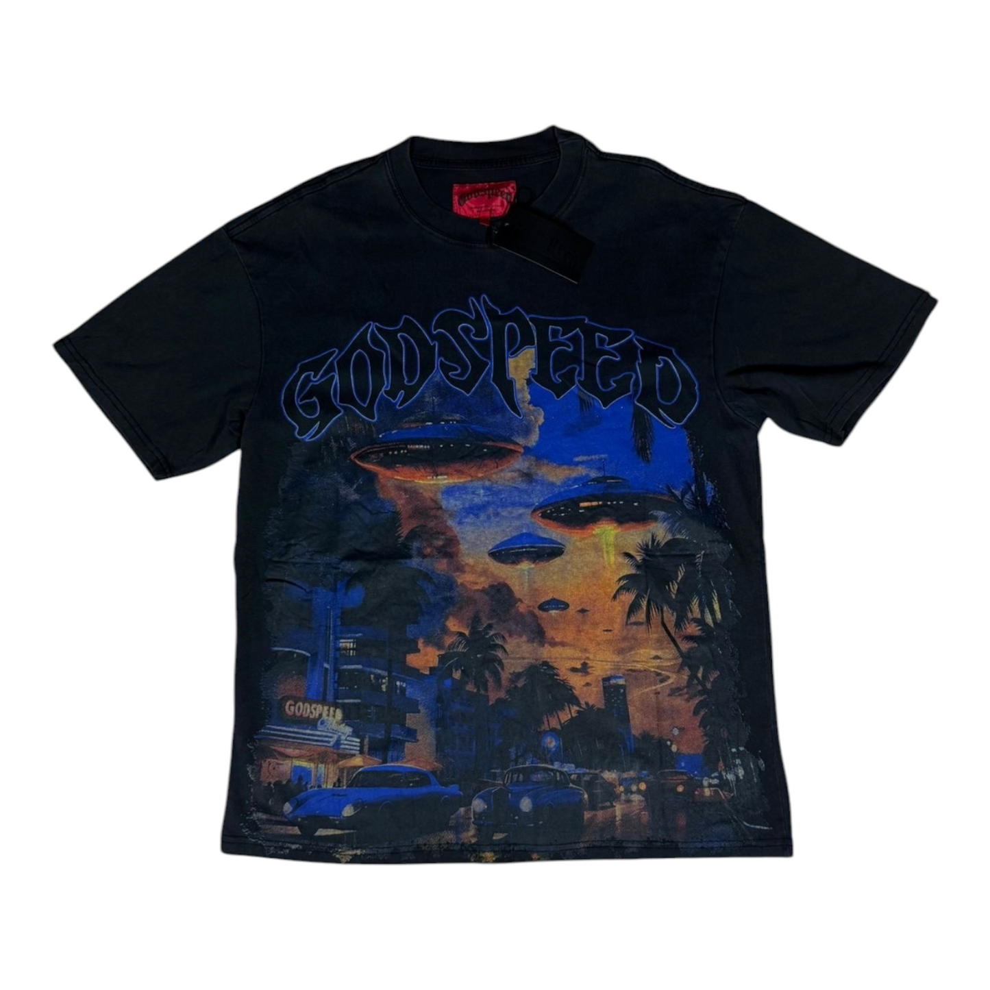 CAMISETA GOODSPEED ALIENS NEGRA