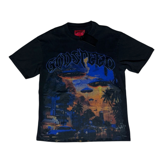 CAMISETA GOODSPEED ALIENS NEGRA