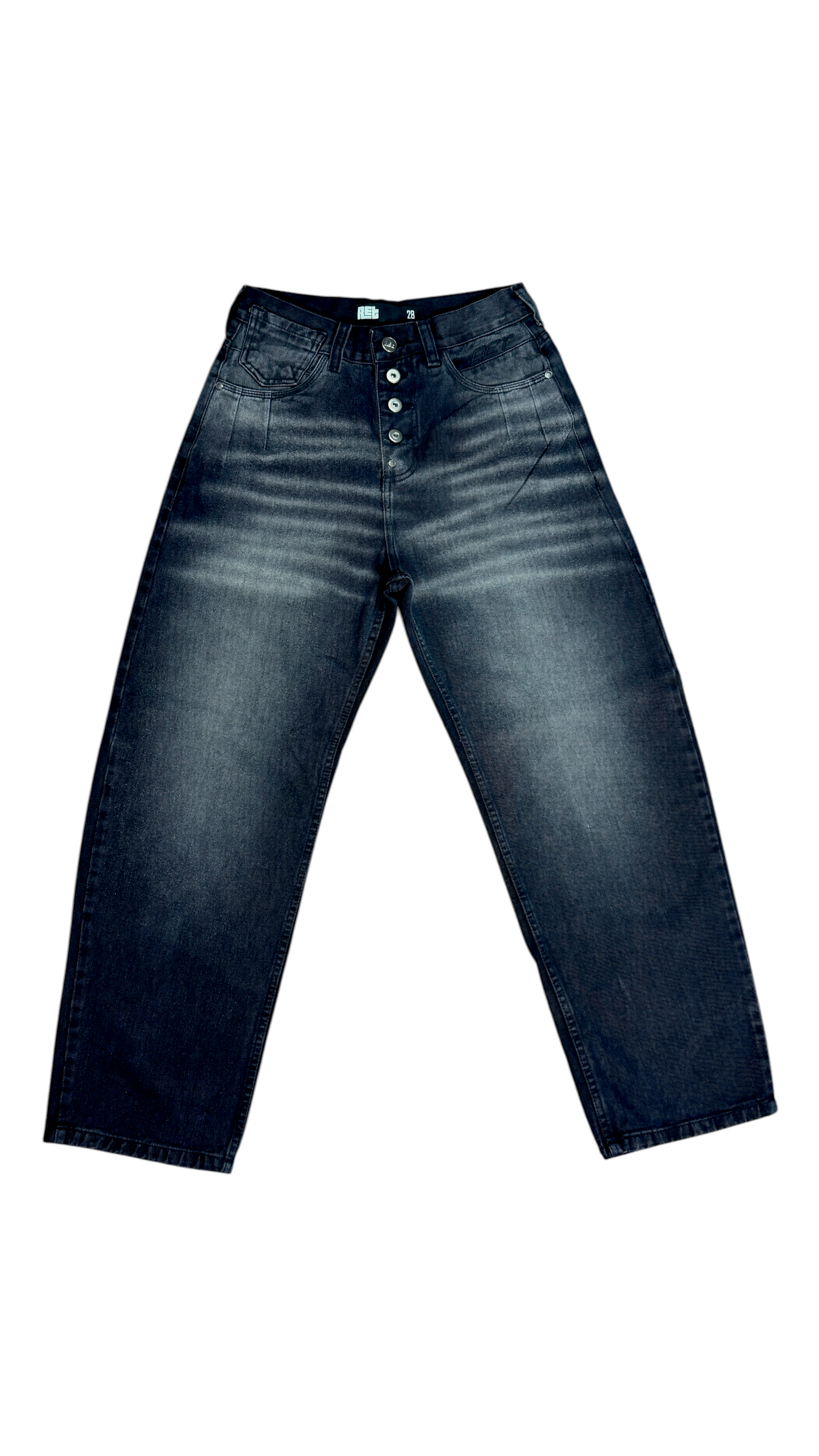 JEAN RET BAGGY DRIFT GRIS OSCURO