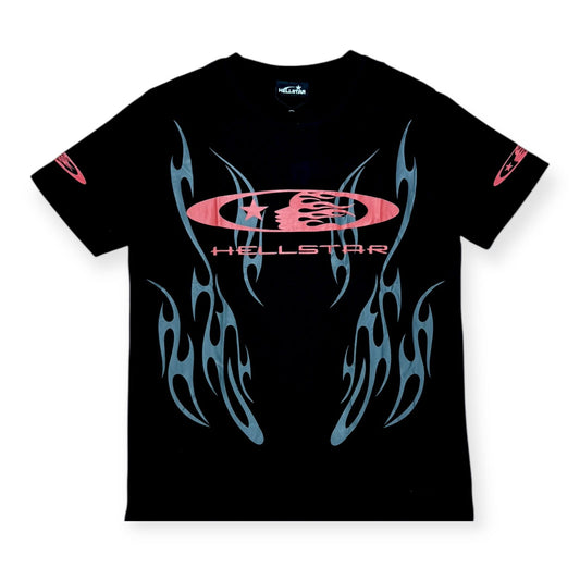 CAMISETA HELLSTAR TRIBAL NEGRA