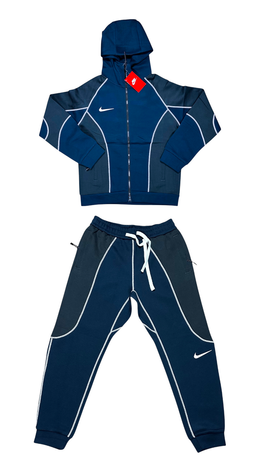 CONJUNTO NIKE TECH FLEECE AZUL