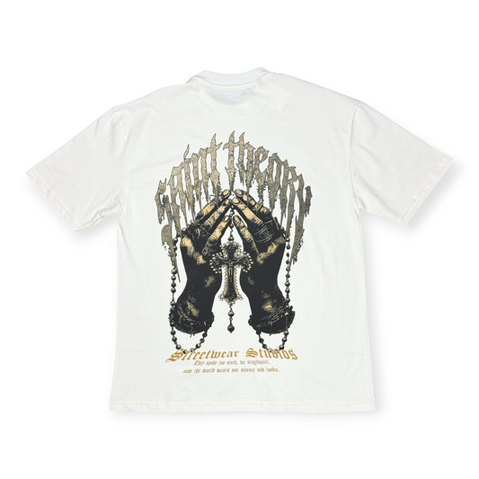 CAMISETA SAINT THEORY PRAYER BLANCA