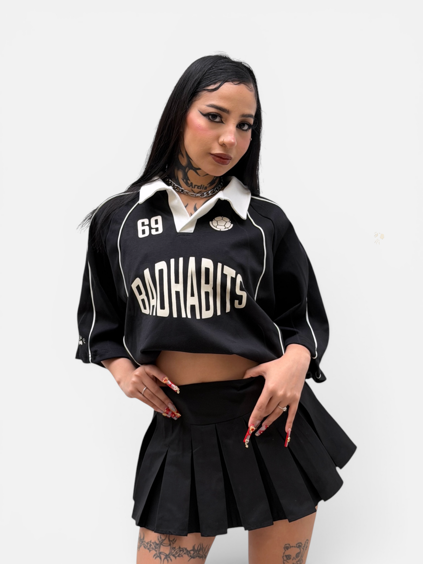 CAMISETA BAD HABITS WORLD CUP BOXY FIT DAMA