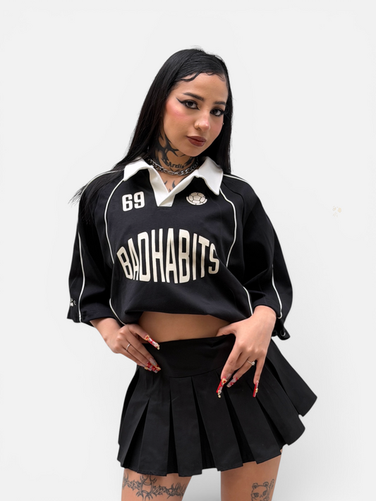 CAMISETA BAD HABITS WORLD CUP BOXY FIT DAMA