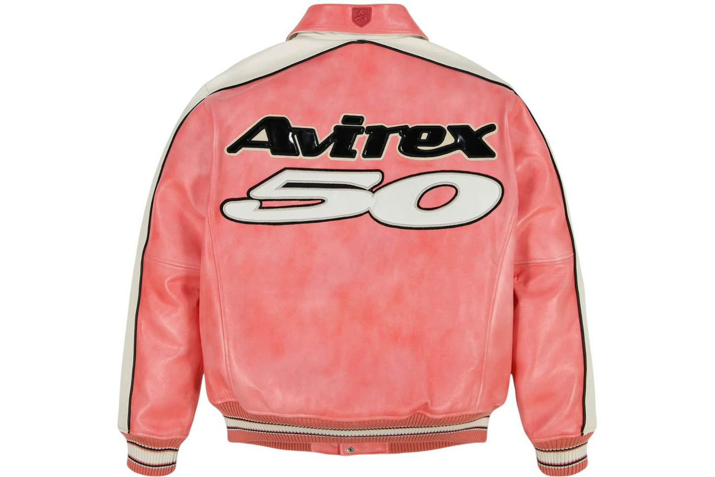 CHAQUETA BEISBOLERA HELLSTAR X AVIREX ROSADA