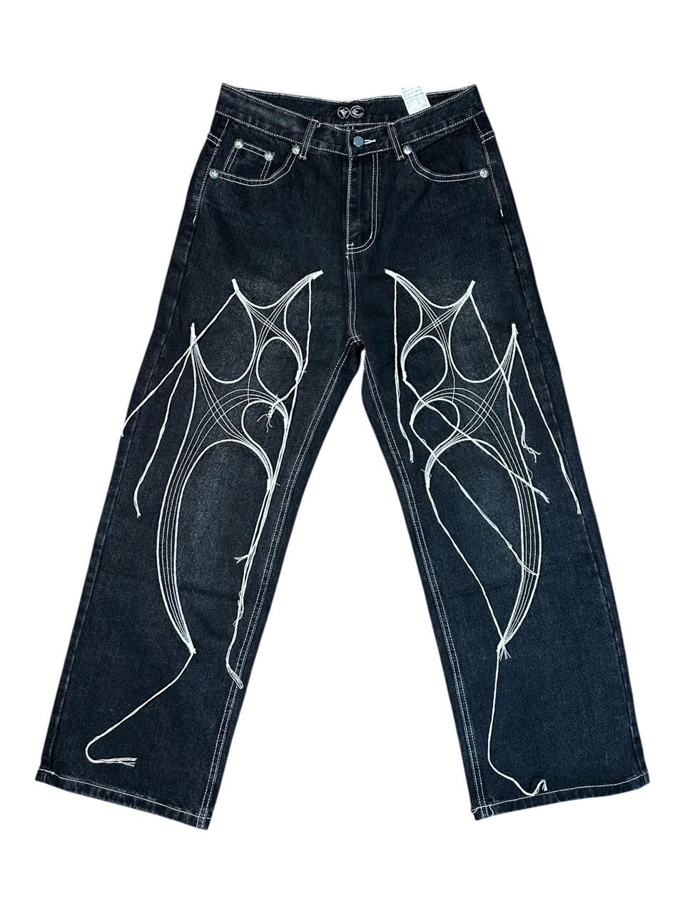 JEAN THUG CLUB NEGRO HILOS