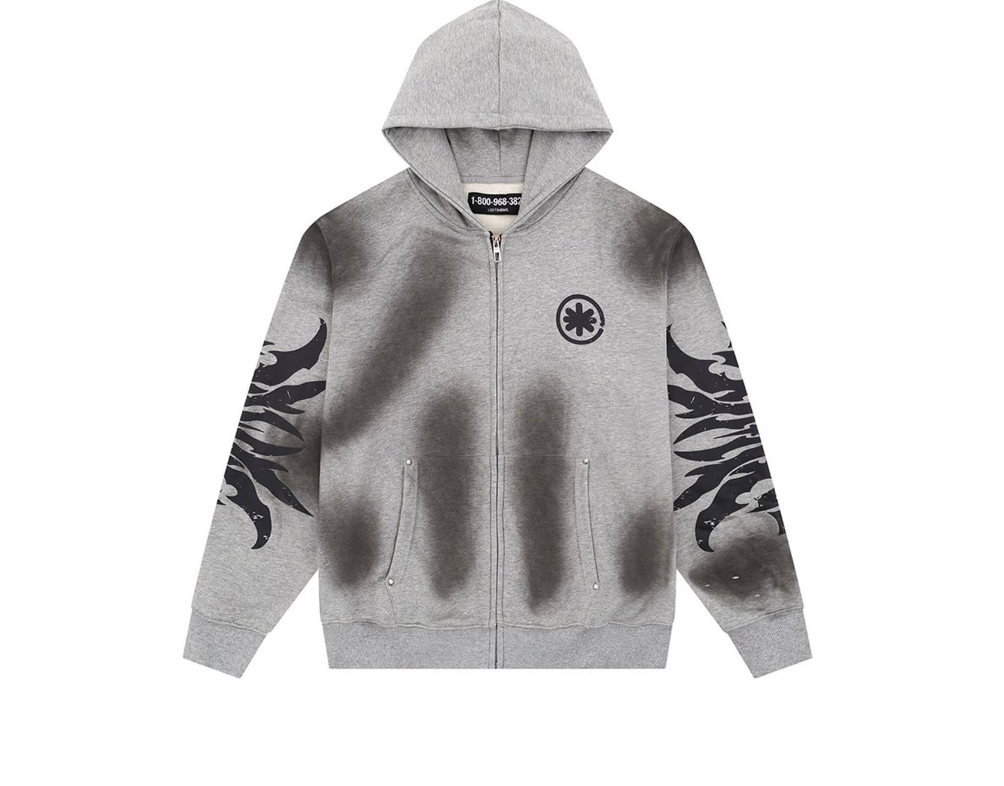 CONJUNTO LOSTSHDWS DESGASTADO GRIS