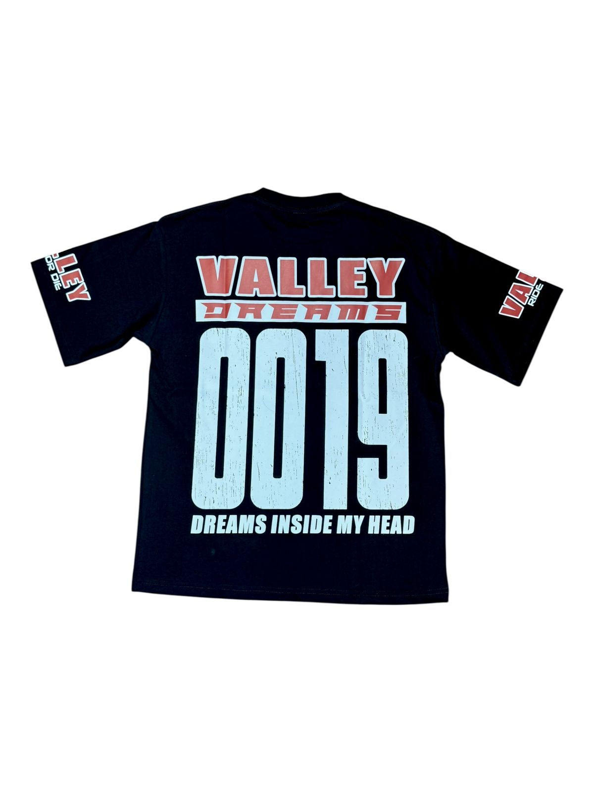CAMISETA VALEY RIDE OR DIE NEGRA