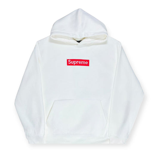 HOODIE SUPREME BLANCO OVERSIZE