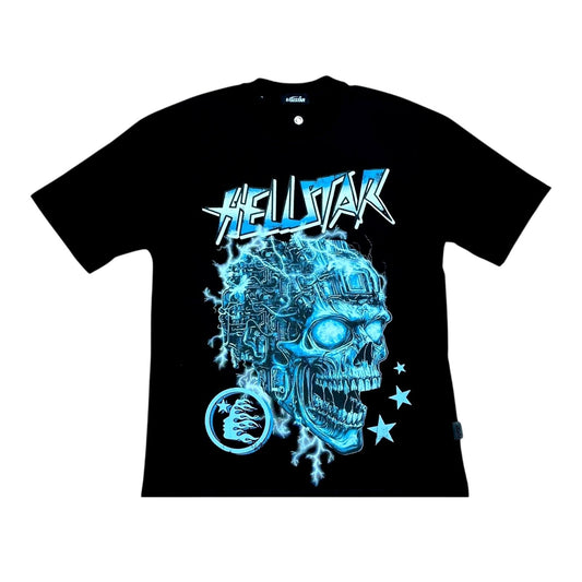 CAMISETA HELLSTAR CALAVERA NEGRA