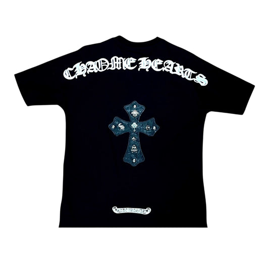 CAMISETA CHROME HEARTS CRUZ DORSO NEGRA