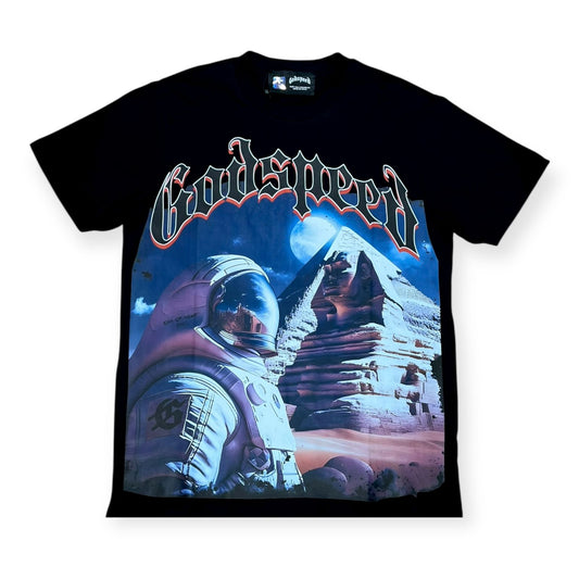 CAMISETA GODSPEED ASTRONAUT NEGRA