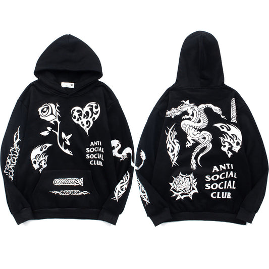 HOODIE ANTI SOCIAL SOCIAL CLUB NEGRO