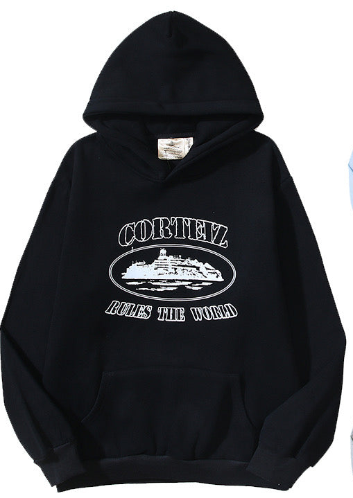HOODIE CORTEIZ RULES THE WORLD NEGRO