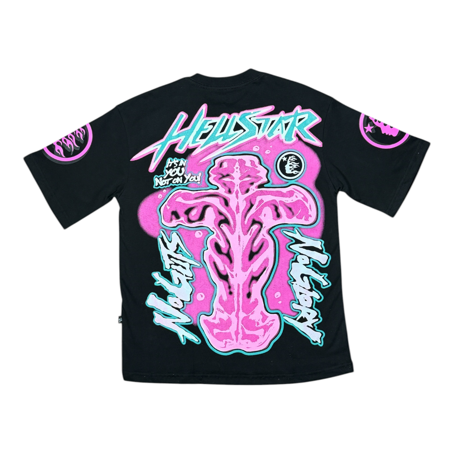 CAMISETA HELLSTAR NOT ON YOU NEGRA