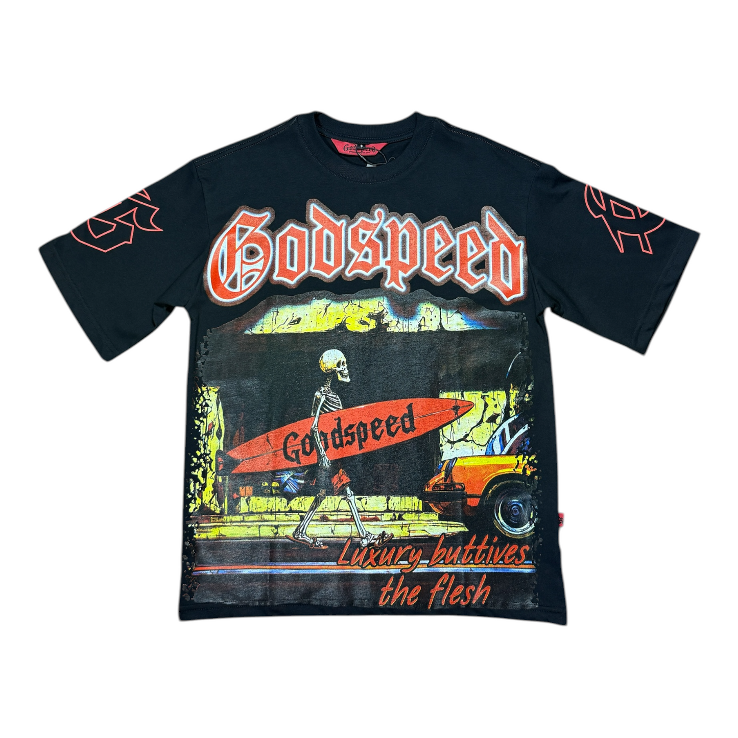 CAMISETA GODSPEED LUXURY BUTTIVES NEGRA
