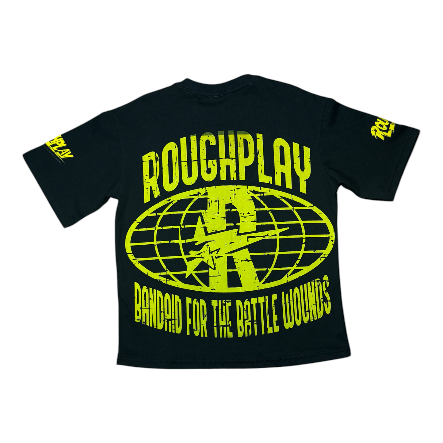 CAMISETA ROUGHPLAY FOR THE BATTLE NEGRA