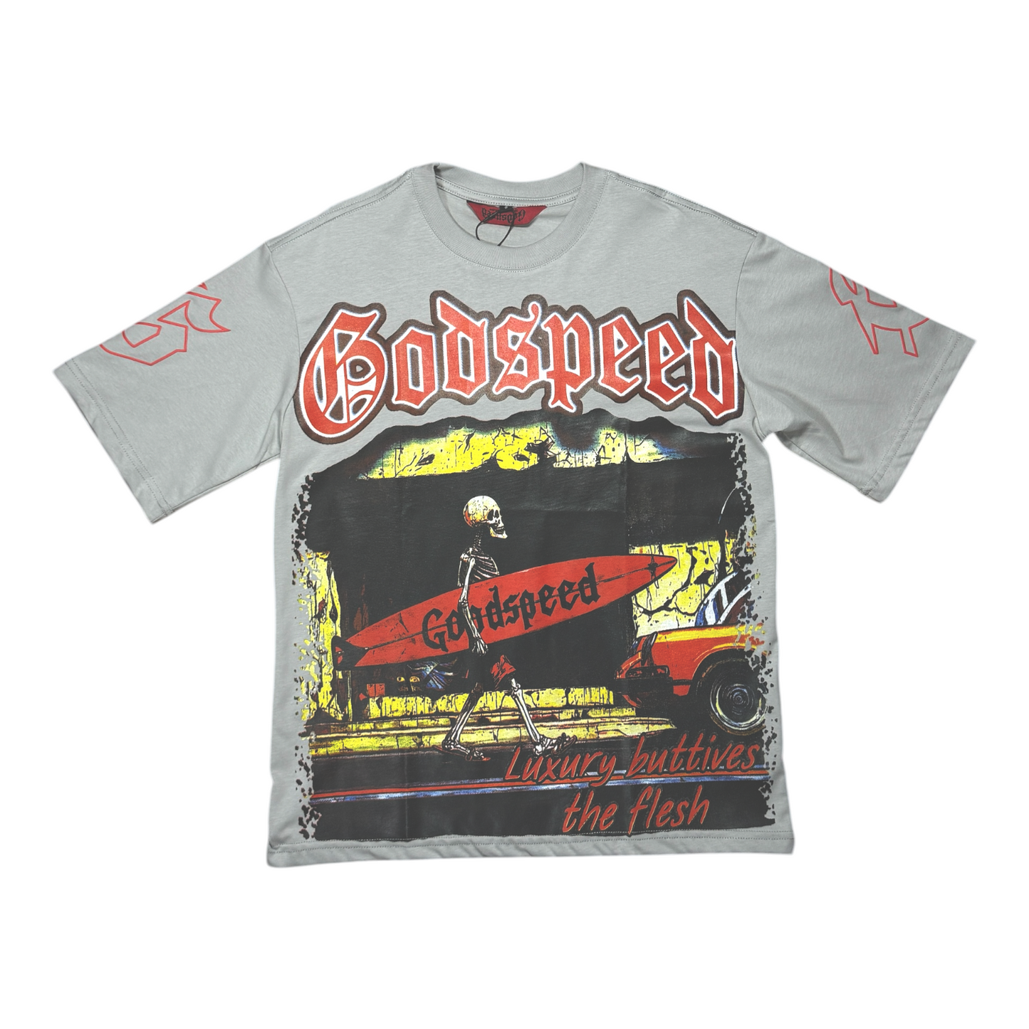 CAMISETA GODSPEED LUXURY BUTTIVES GRIS