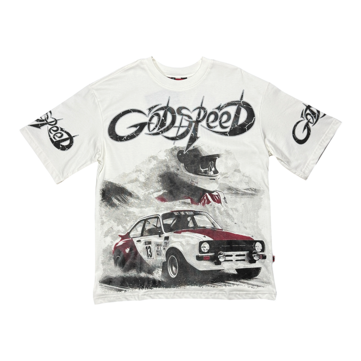 CAMISETA GODSPEED CAR 13 BLANCA