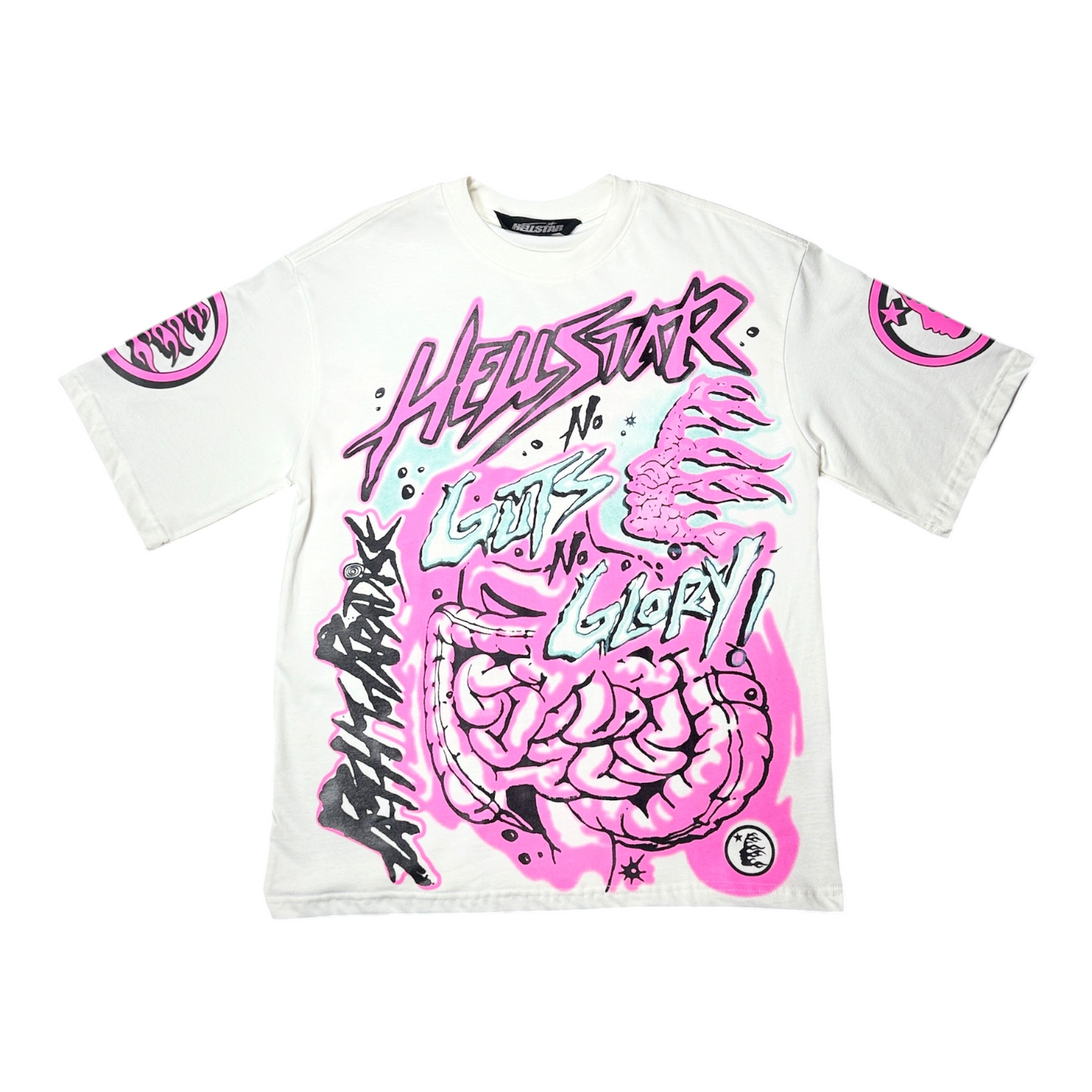 CAMISETA HELLSTAR NOT ON YOU BLANCA