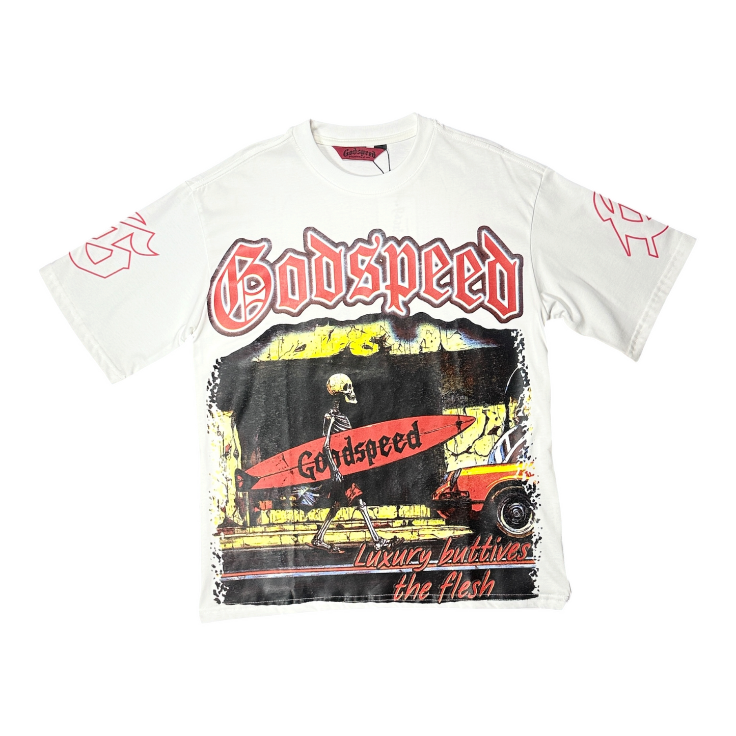 CAMISETA ROUGHPLAY FOR THE BATTLE BLANCA