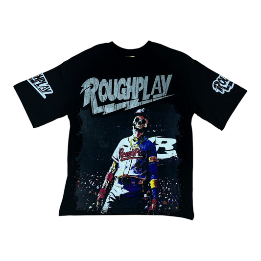 CAMISETA ROUGHPLAY AMERICAN SOCCER NEGRA