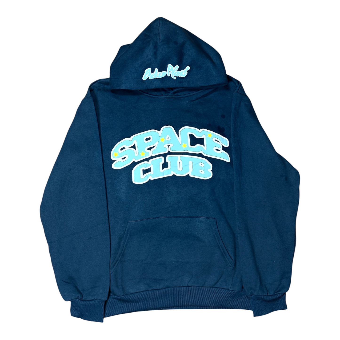 HOODIE BROKEN PLANET SPACE CLUB AZUL OSCURO
