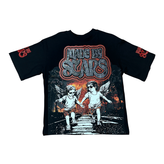 CAMISETA MIXED EMOTION MADE BY SCARS NEGRA