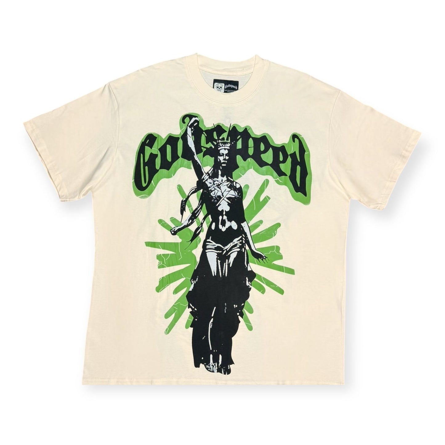 CAMISETA GODSPEED STATUE OF LIBERTY BEIGE