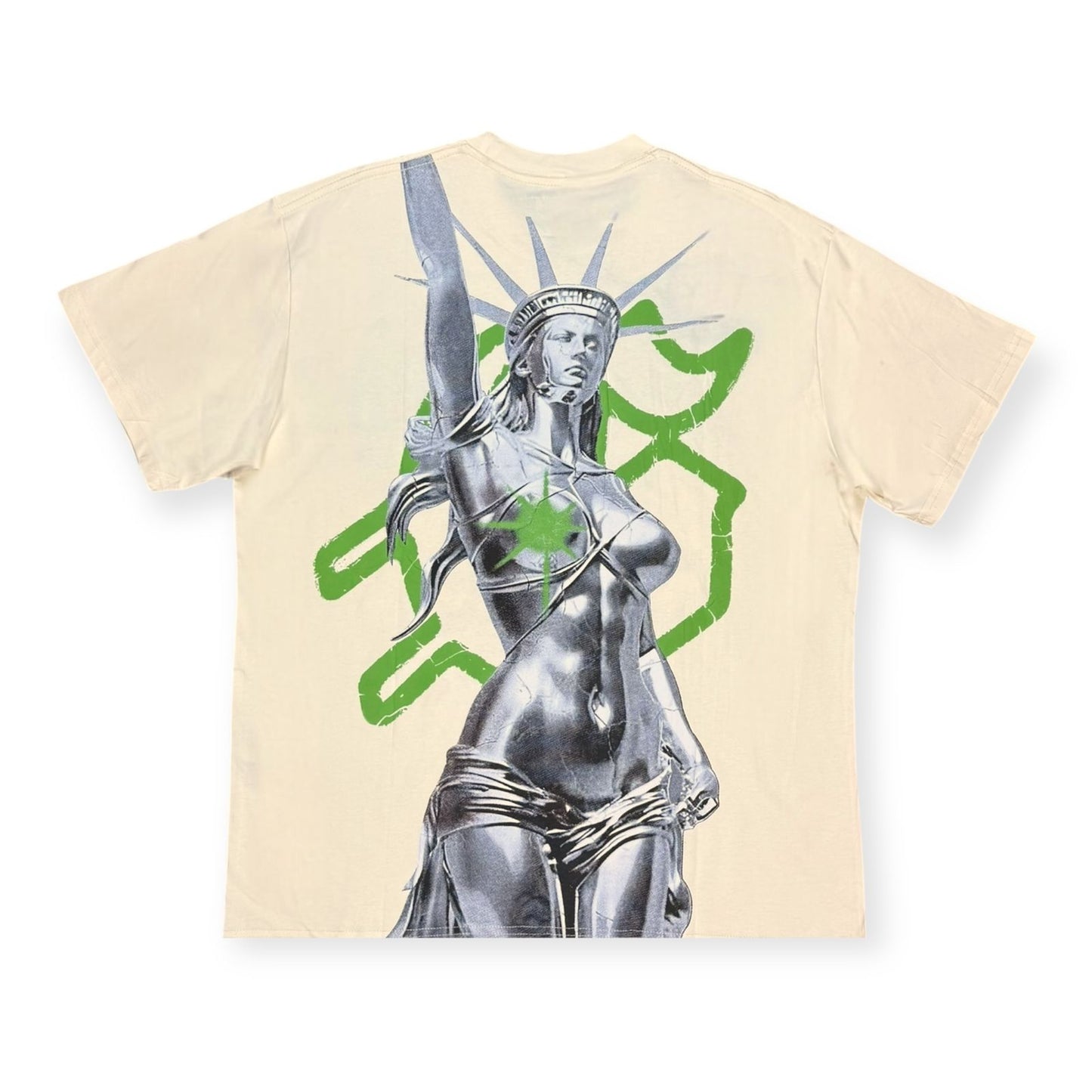 CAMISETA GODSPEED STATUE OF LIBERTY BEIGE