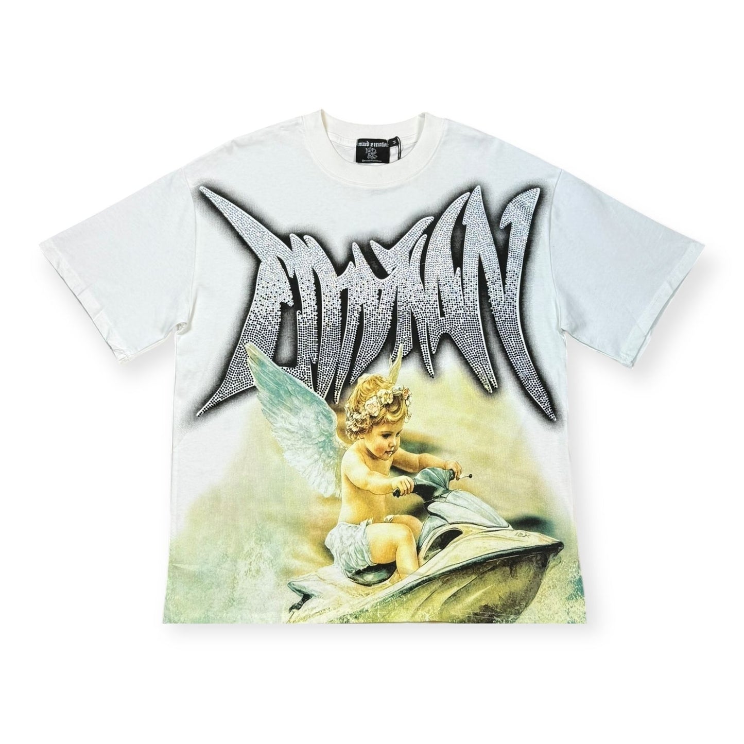 CAMISETA MIXED EMOTION CHERUB JET SKY BLANCA