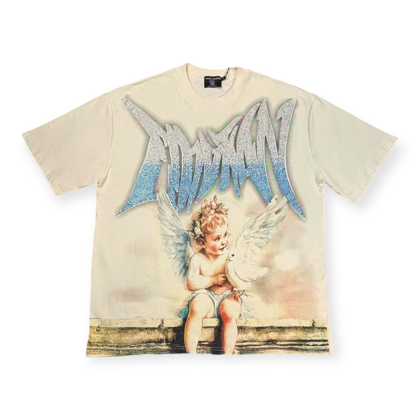 CAMISETA MIXED EMOTION CHERUB BEIGE