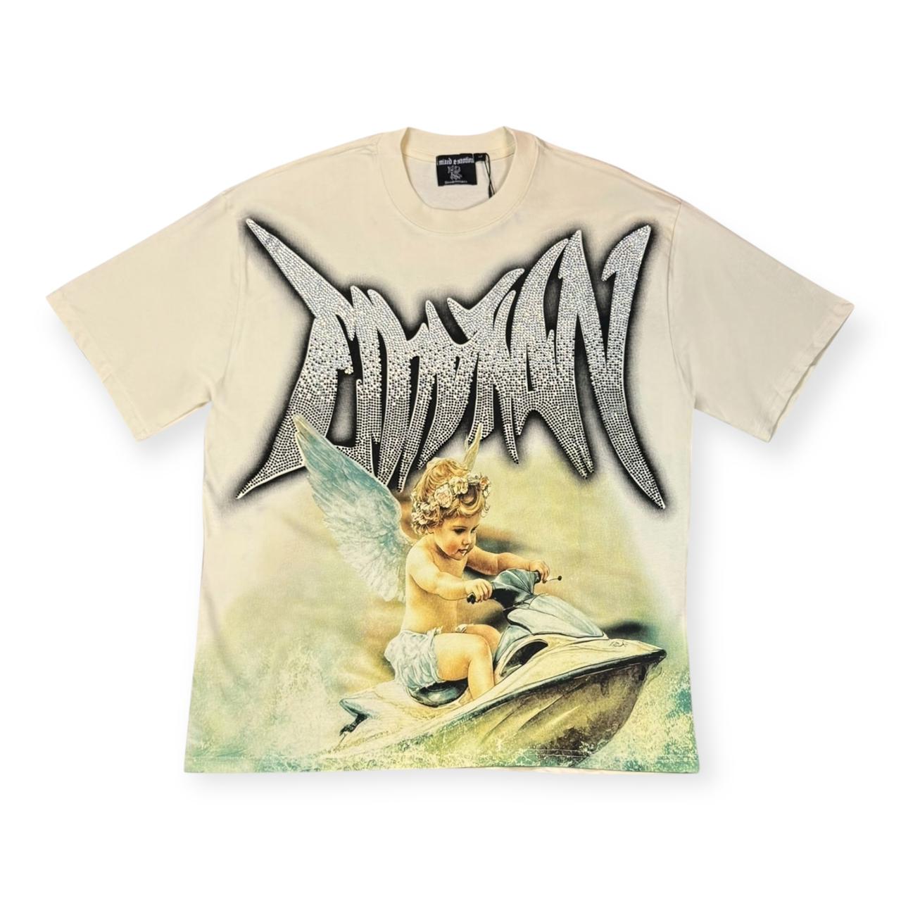 CAMISETA MIXED EMOTION CHERUB JET SKY BEIGE