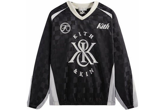 JERSEY KITH CHECKERED SATIN DAYTON NEGRO