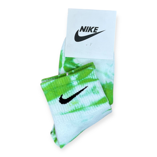 MEDIAS NIKE TIE DYE BLANCA VERDE