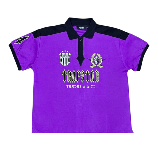 CAMISA TIPO POLO TRAPSTAR MORADA