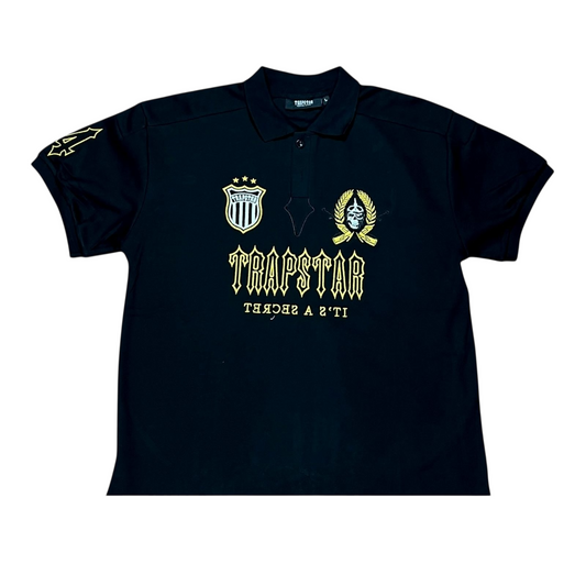 CAMISA TIPO POLO TRAPSTAR NEGRA
